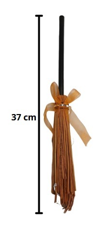 VASSOURA ENFEITE 37CM